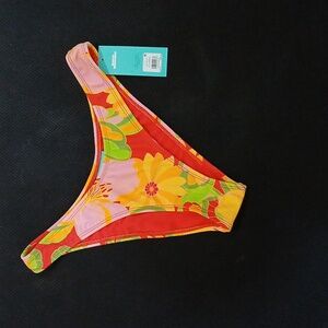 Sports Illustrated -Scoop Hipster- Super Bloom -Bikini Bottoms- Medium